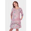 Šaty midi Vincent Van Gogh Mandlový květ Almond blossom růžová 1 (1)