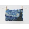 Lněná utěrka 70x45 Vincent Van Gogh  Hvězdná noc/ Starry night