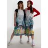 Šaty maxi Barevné domky / Colorful houses Br (Velikost EU 50)