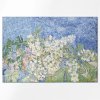 Lněné prostírání 48x32 cm Vincent Van Gogh Blossoming / Chestnut Branches