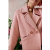 Damský vlněný kabátek Pink Check