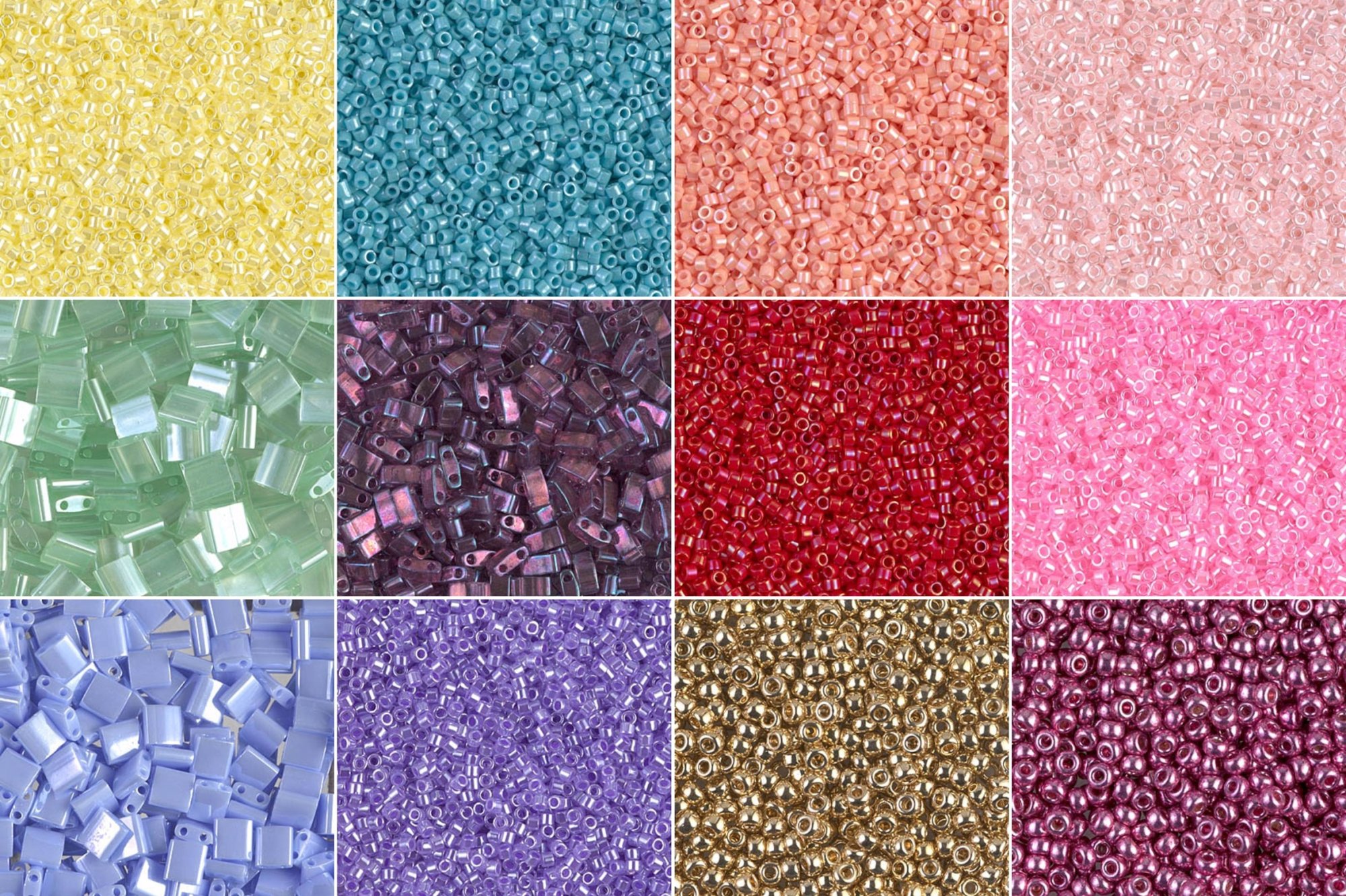 Průvodce světem korálků Miyuki: Druhy, velikosti a použití