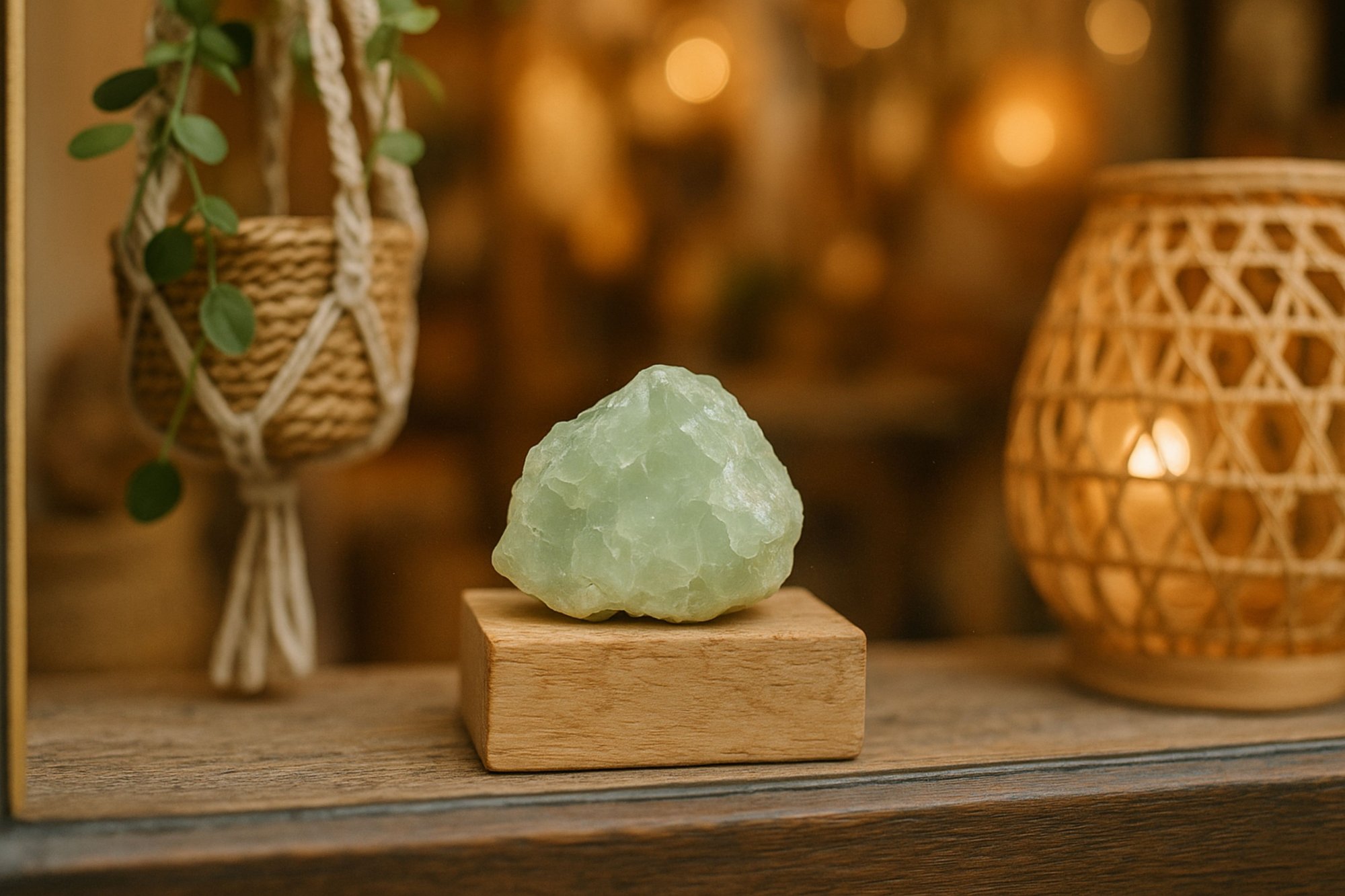 Prehnit – unikátní minerál pro harmonii těla i duše