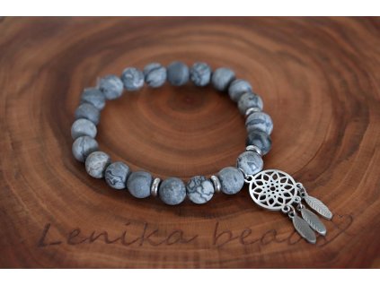 Náramek DREAM CATCHER grey