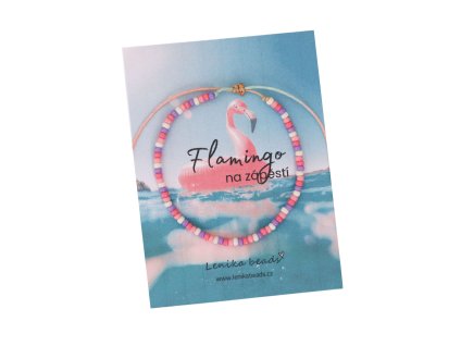 flamingo na zápěstí produktovka