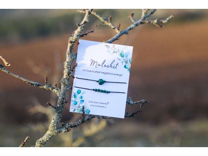 sada snurkovych naramku z malachitu