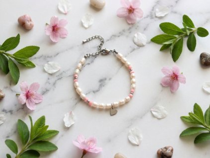 damsky perlovy naramek laskavost