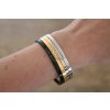 Bangle 1 - Lenika silver/rosegold/gold/black