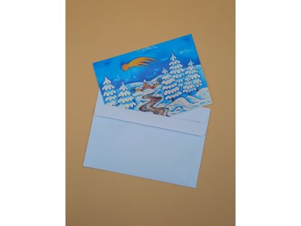 Vánoční přání nebo novoroční PF.