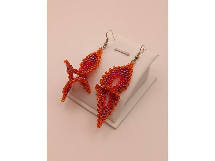 Náušnice - Letní plamínek