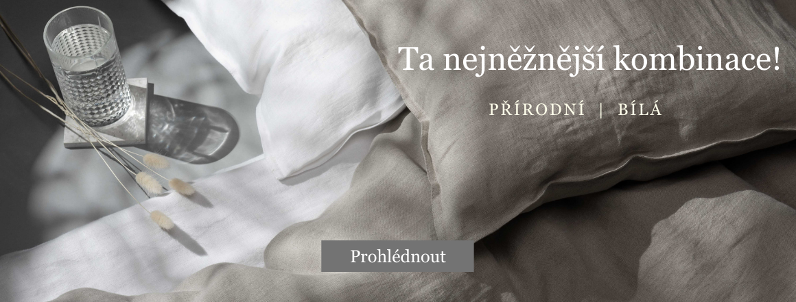 přírodní lněné povlečení