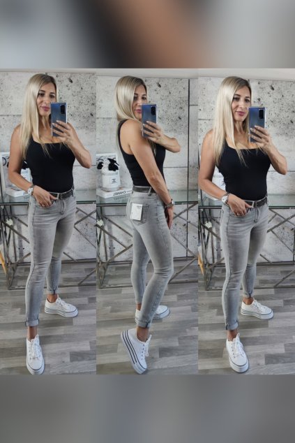 DŽÍNY RICO - s páskem