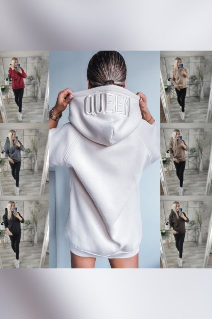 ZATEPLENÁ MIKINA QUEEN