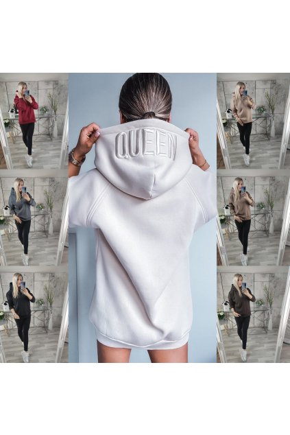 ZATEPLENÁ MIKINA QUEEN