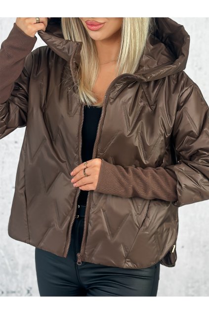 kurtka lira czekoladowy braz