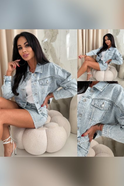 DŽÍNOVÁ BUNDA DIAMONDS