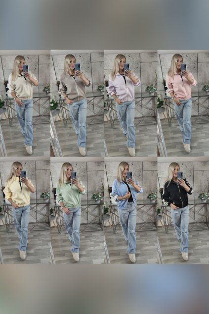 MIKINA NA ZIP MARINA