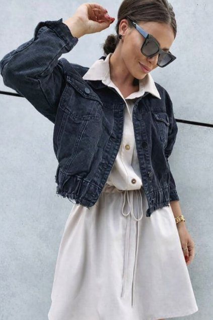 DŽÍNOVÁ BUNDA POPPY