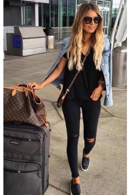 DŽÍNY SKINNY BLACK