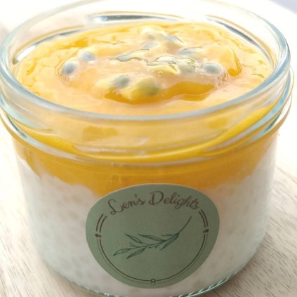 Tapiokový pudink - Mango & maracuja