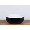 Keramické umývadlo na dosku SOFIA white/black matt