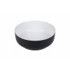 Keramické umývadlo na dosku SOFIA white/black matt