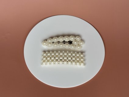 Sponky - Prolamovací, perličkové, elegantní, 2 ks
