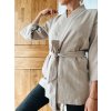 Lnene kimono bezove
