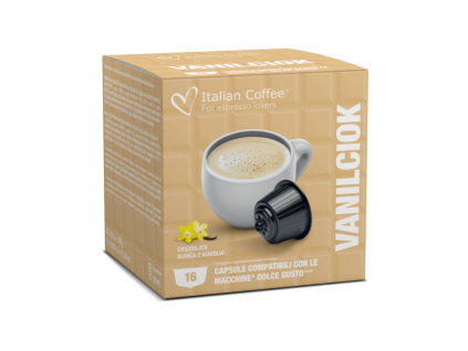 Biela čokoláda a vanilka kapsule pre Dolce Gusto 16ks