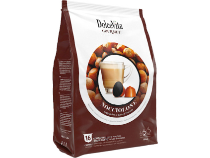 Dolce Vita CAPPUCCINO LIESKOVÝ ORECH kapsule pre Dolce Gusto 16ks