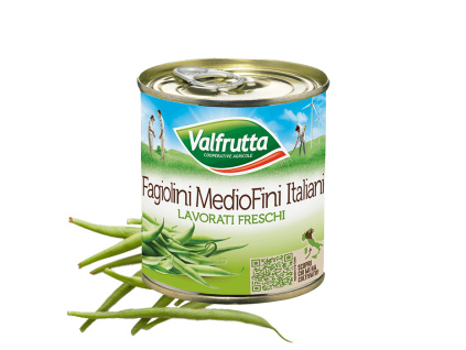 Valfrutta zelené fazuľky v slanom náleve 400g