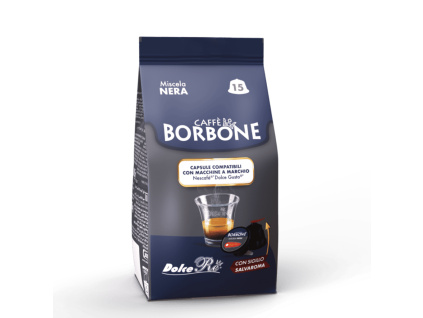 Caffé Borbone Nera kapsule pre Dolce Gusto 15ks