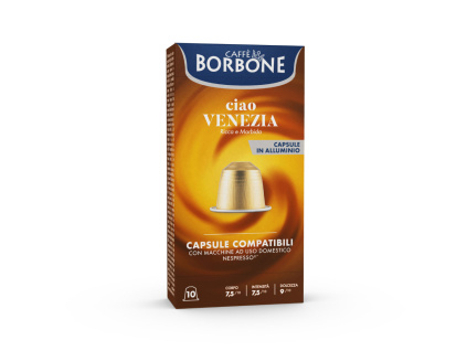 Caffé Borbone Ciao Venezia hliníkové kapsule pre Nespresso 10ks