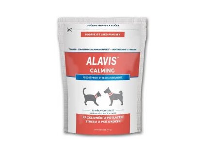 ALAVIS Calming pre psov a mačky 45 g/30 žuvacích tabliet