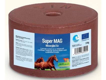 Super Mag, minerálny liz s horčíkom, vápnikom a fosforom, balenie 3kg