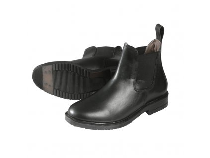 pfiff stiefeletten leder reitstiefeletten lederstiefeletten schwarz