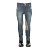 HKM - Detské jazdecké nohavice King denim