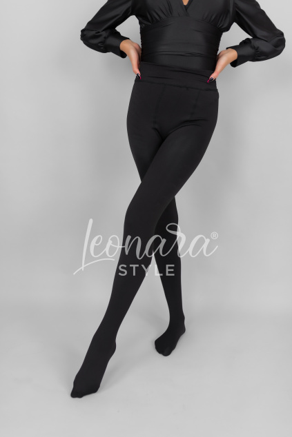 Černé termo punčocháče TERMI