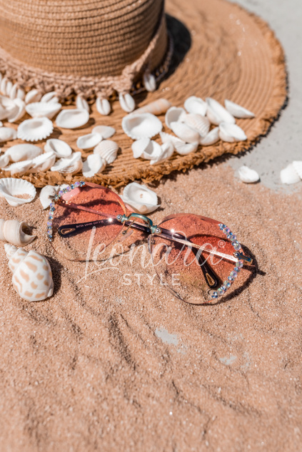 Oranžové sluneční brýle NAYA