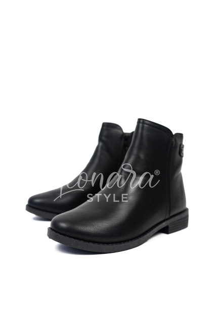 Černé zimní kotníčky ALICE