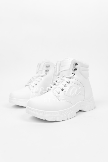 Bílé zateplené workery AMY