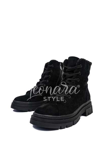 Černé semišové workery JORDYN