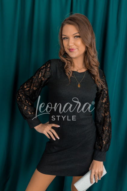 Černé elegantní šaty VALLE