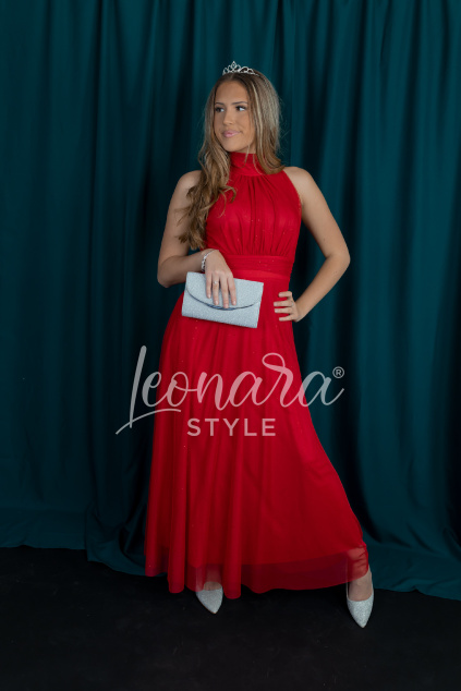 Červené společenské šaty CALLIE