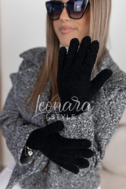 Černé zimní rukavice ESME