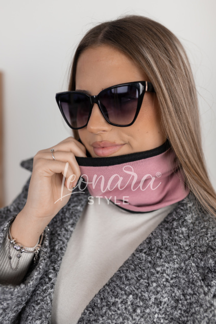 Starorůžový flaušový nákrčník WICKER