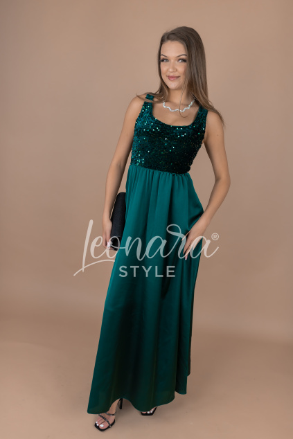 Smaragdové plesové šaty GENESIS