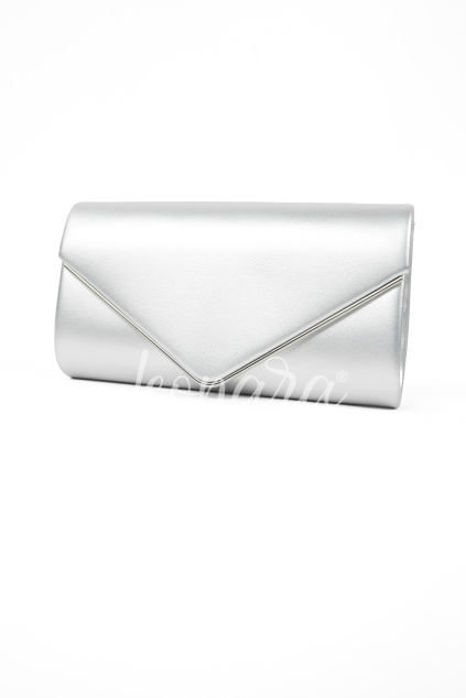 Stříbrné matné psaníčko NOREL