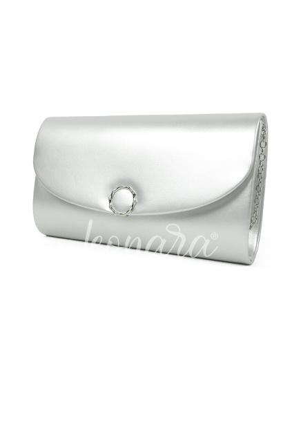 Stříbrné matné psaníčko CARYSA