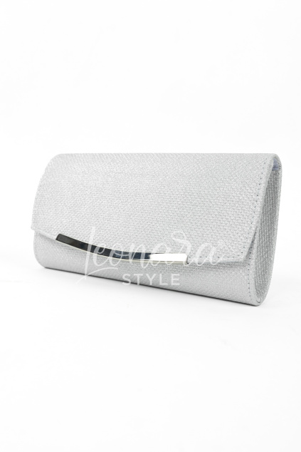 Stříbrné třpytivé psaníčko CALLINA